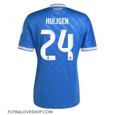 Dres Real Madrid Dean Huijsen #24 Tretina 2025-26 Krátky Rukáv Dres Real Madrid Dean Huijsen #24 Tretina 2025-26 Krátky Rukáv